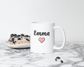 Personalized Coffee Mug with Custom Name - Ideal for Gifts, Home or Office Use, Customize Your Own Coffee Mug Today!