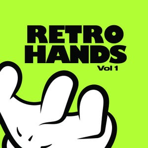 Retro Cartoon Hands Vector File, Retro Mascot Builder, Digital PNG and SVG for Mascot Cartoon Creator