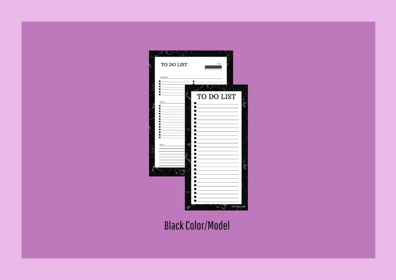 Printable to Do List | A4 & Letter Size | Print at Home Checklist ...