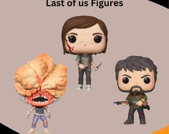 The Last of Us Action Figures: Joel, Ellie & Clicker - Desk Toys
