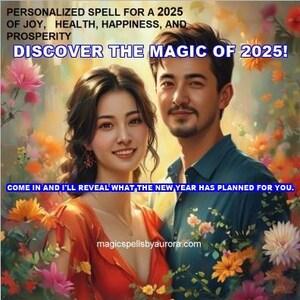 2025 年の魔法を発見してください!来てください。新年があなたのために何を計画しているかを明らかにします。