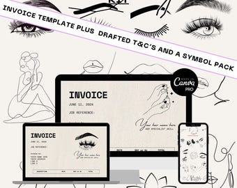 Beauty Therapist | Specialist Beauty Services | Editable Canva Template | Terms and conditions included