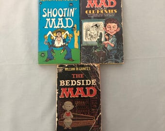 Vintage MAD Magazine Comics Collection Lot of 3 Sergio Aragones Paperbacks