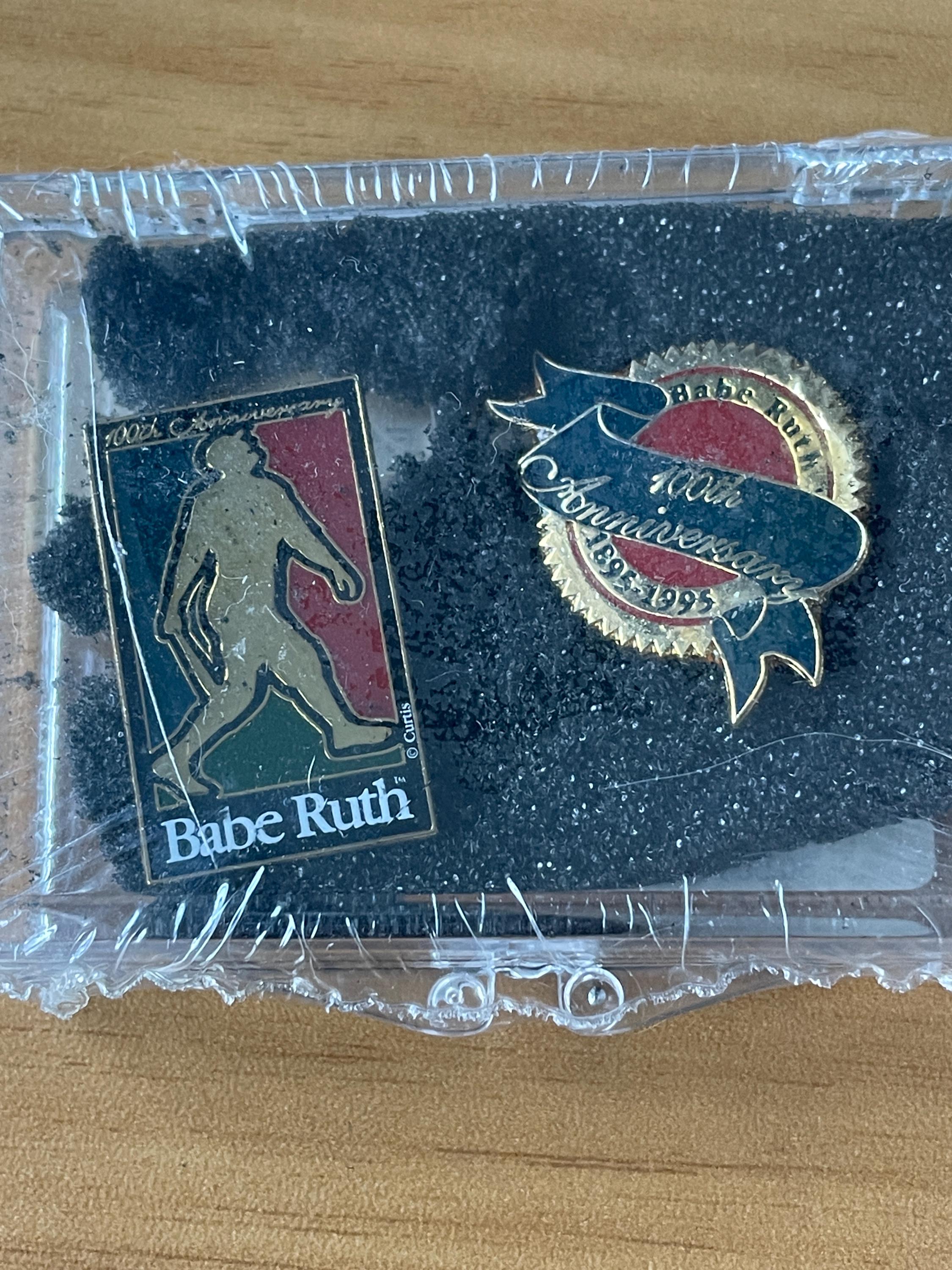 Sealed Vintage Babe Ruth 1995 Pin Set 100th Anniversary Limited Edition ...