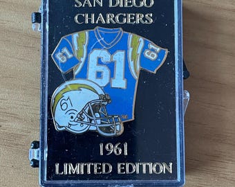 Vintage San Diego Chargers Pin 1961 Limited Edition NFL Football Collectible 1994