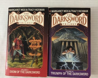 Darksword Trilogy Books Vol 2 3 Paperback Set Fantasy Weis Hickman 1988
