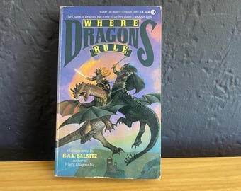 Where Dragons Rule Vintage Fantasy Paperback 1986 First Printing