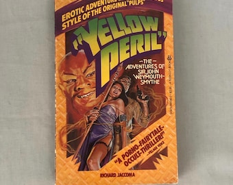 Vintage Pulp Paperback Yellow Peril Adventure 1980 Richard Jaccoma Berkley