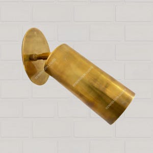 Modern Brass Wall Sconce Light Adjustable Wall Spotlight Minimalist Wall Lamp Mid Century Modern Lighting