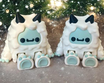 Juguete articulado Yeti / Impresión 3D / Fidget