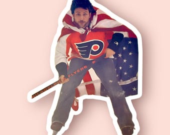 Pegatina holográfica de Hockey Charlie