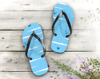 Holiday all over Print Flip Flops very Comfortable