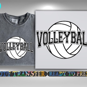 Transfert DTF de volleyball, équipe de volleyball prête à imprimer, transfert à chaud, feuille de gang DTF, grand-mère de volleyball, maman de sport, jeu de joueur de sport