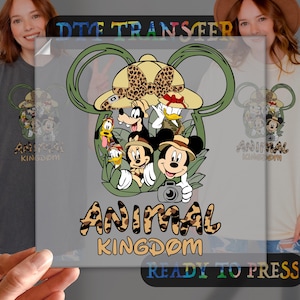 Animal Kingdom Dtf Transfer, Ready To Press, Heat Transfer, DTF Gang Sheet, Disney Safari Shirt, Disney Trip Shirt,Animal Kingdom Sweatshirt
