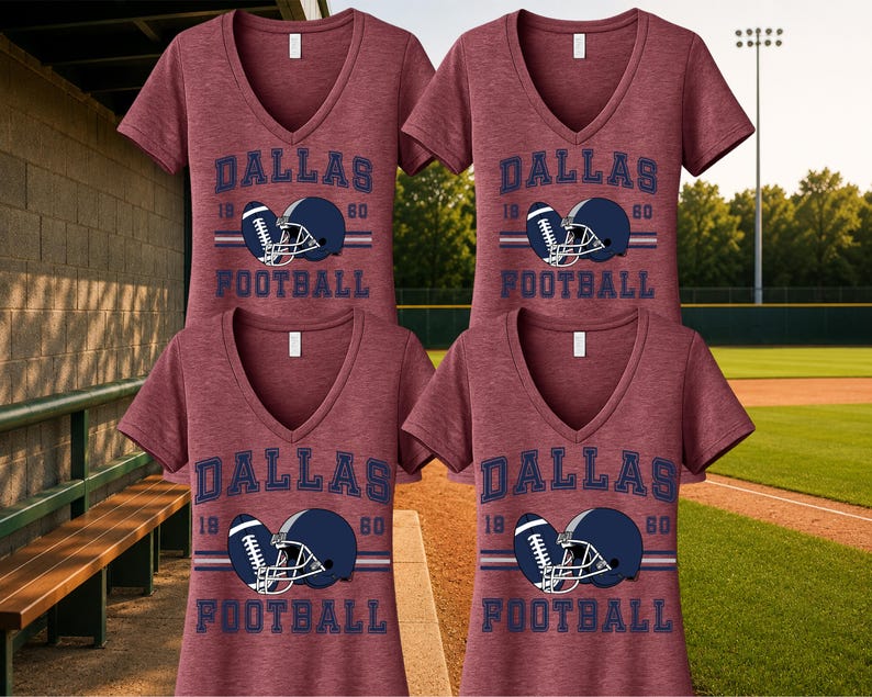 Dallas Football DTF Transfer, Sunday Football Mom Iron On Ready To Press, Vintage Navy Helmet Football Heat Transfer, 2-15 inch image 6