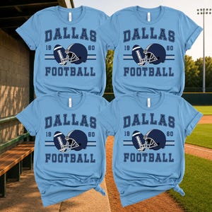 Dallas Football DTF Transfer, Sunday Football Mom Iron On Ready To Press, Vintage Navy Helmet Football Heat Transfer, 2-15 inch image 4