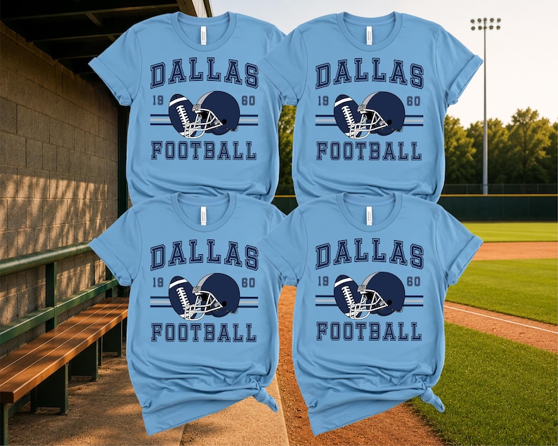 Dallas Football DTF Transfer, Sunday Football Mom Iron On Ready To Press, Vintage Navy Helmet Football Heat Transfer, 2-15 inch image 4