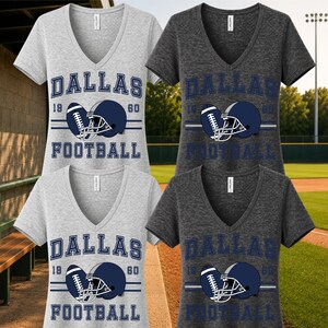 Dallas Football DTF Transfer, Sunday Football Mom Iron On Ready To Press, Vintage Navy Helmet Football Heat Transfer, 2-15 inch image 8