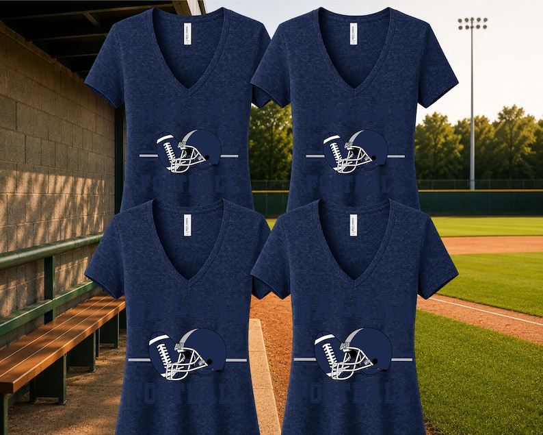 Dallas Football DTF Transfer, Sunday Football Mom Iron On Ready To Press, Vintage Navy Helmet Football Heat Transfer, 2-15 inch image 7