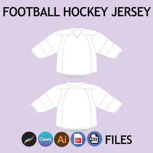 Our Hockey Jerey Mockup Fashion Wear Digital Clothing Procreate Mockup Digital Illustrator Mockup PNG File