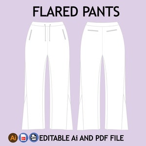 Flare Pants Mockup 