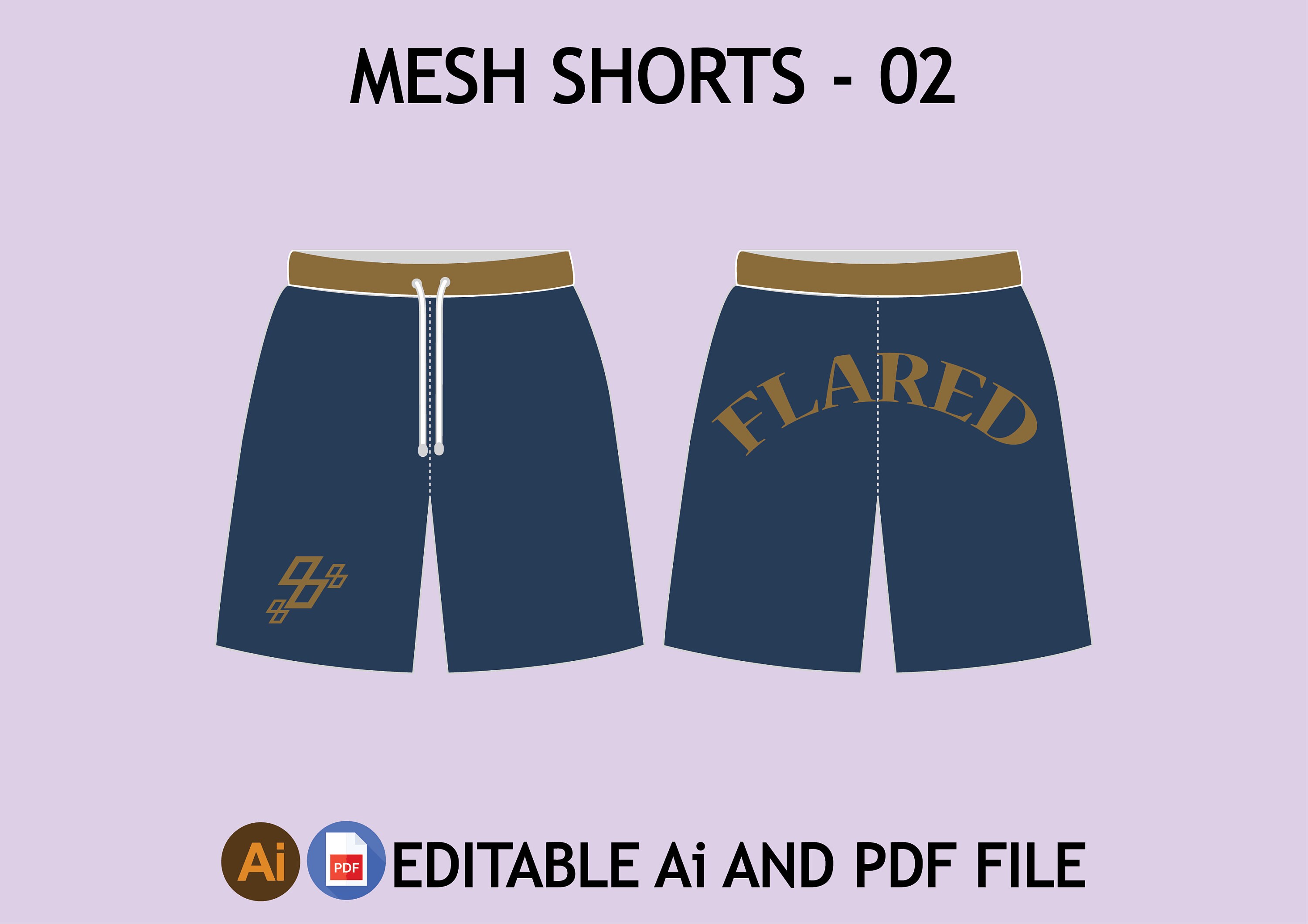 Streetwear Mesh Basketball Shorts Mock up Fashion Wear Digital Clothing