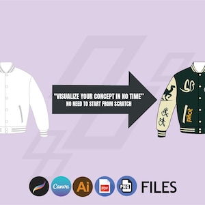 Clothing Mockup Bundle – Full Store Access | Editable Vector Templates AI PDF PNG Procreate | Fashion Tech Pack for Brands image 2