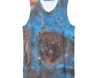 Nebula Galaxy Tank Top – Unisex All-Over Print Sleeveless Shirt