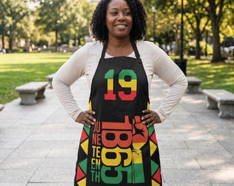 Juneteenth 1865 Kitchen Apron