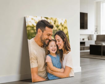 Custom Photo Canvas Print, Personalized Artwork Wall Art, Ready-to-Hang Framed Picture
