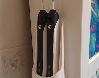 Oral-B Dual Toothbrush Stand - Wall or Counter Mount