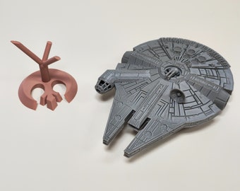 Millennium Falcon Model – Display Starship (Stand Optional, Custom Colour)