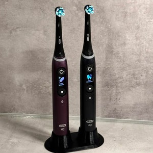Oral-B iO Dual Toothbrush Stand – Holder for Two Handles (Compact)