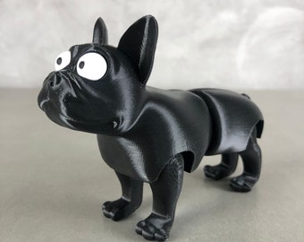Flexi French Bulldog Fidget - Articulated Dog Stress Relief Toy