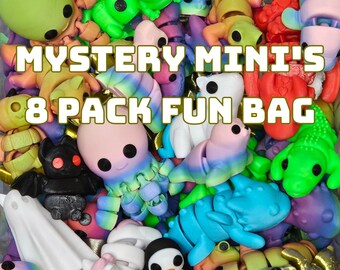 Mystery Mini Fidget Animal Grab Bag - Surprise Articulated Toys
