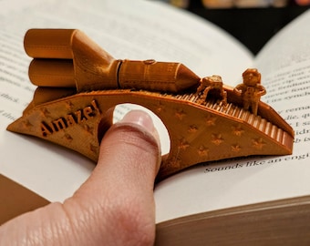 Hail Mary Page Holder - 3D Printed Thumb Ring Reading Aid