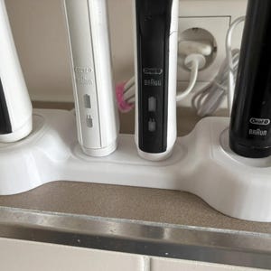 Oral-B Charger Holder – Base for 1–2 Chargers with Brush Pegs (Options)