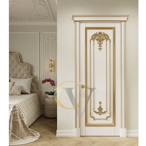 Door Solid Wood Filo Doro (standard or custom size) up to 250cm/98in height