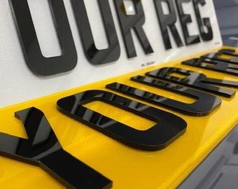 4D Car Registration Number Plates – UK Road Legal, DVLA Registered