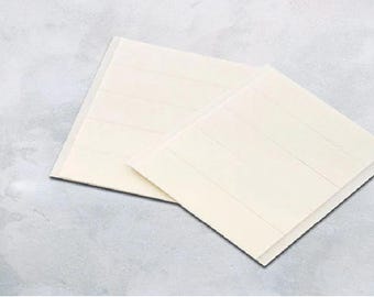 10 x DOUBLE SIDED STICKY self adhesive waterproof number plate pads fitting kit