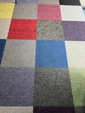 20 x mixed CARPET tiles Floor Tiles 5m2 Box Heavy DUTY Retail Office Flooring