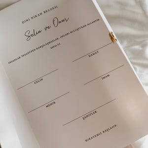 Dini Nikah Belgesi | Islamische Eheurkunde
