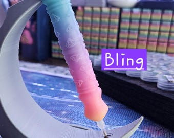 3D Printed Diamond Art Pen: Lightweight Colorful Rhinestone Painting Tool