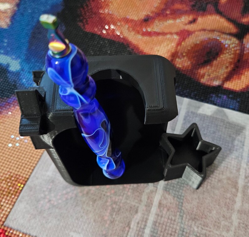 Star Trail Diamond Art Pen Holder with Wax Bowl image 4