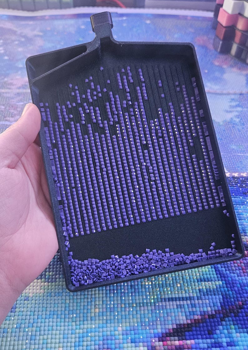 XXL Diamond Art Tray: 3D Printed Painting Boat with Washi Feature image 2