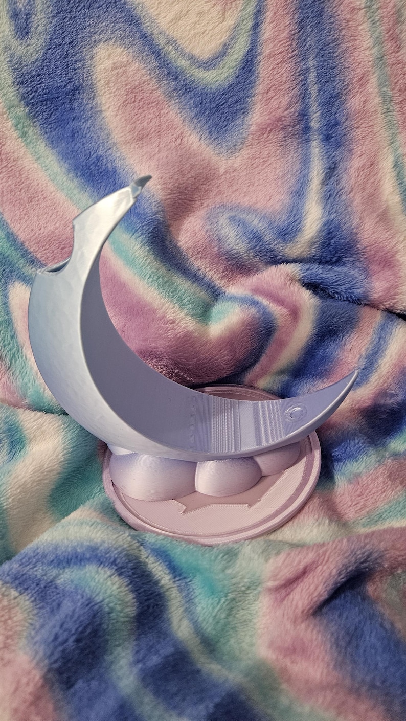 Moon Diamond Art Pen Holder: 3D Printed Craft Tool Stand image 4