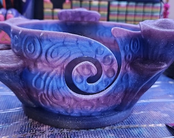 Boho Pilz Garnschale, 3D Gedruckte Strickhäkelarbeit Schale