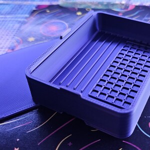 3Dプリントダイヤモンドペインティングトレイ：スライド式蓋付き小型コンボスタッキングトレイ 画像 2