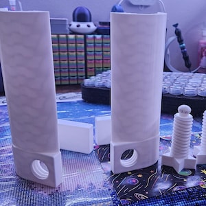 3D Printed Diamond Painting Table Clamps: Cosmic Craft Desk Organizer