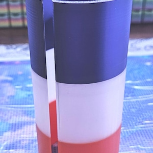 Suporte grande para rolo de tela com pintura diamante, tubo de tela impresso em 3D com ranhura, funciona com grampos de mesa, protetor de tela inacabado